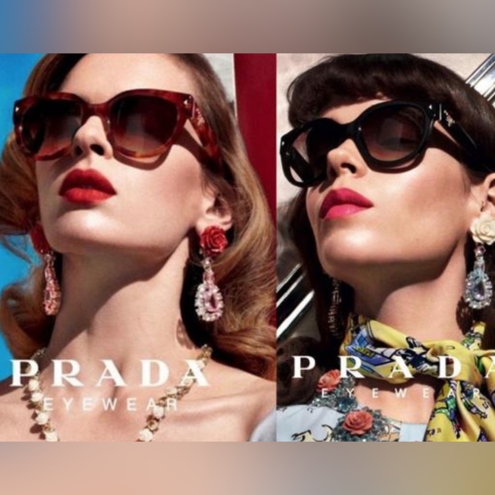 Prada Tortoise Shell Sunglasses - image 1